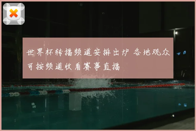 世界杯转播频道安排出炉 各地观众可按频道收看赛事直播